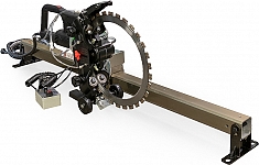 Использование автоматической ручной электрической направляющей шины для кольцерезов Diamaster Automatic 1500 мм