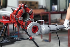 Использование резьбонарезных голов со ступенчатой регулировкой Ridgid 141 NPT R