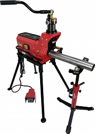 Накатка грувлоков на трубе желобонакаточным станком Remmers Mustang 2"-6"