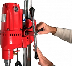 Применение алмазной сверлильной установки Voll V-Drill 160