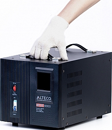 Применение автоматического стабилизатора напряжения Alteco STDR 8000