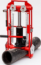 Применение передавливателя гидравлического для полиэтиленовых труб Brexit BrexPress G225, 12 т