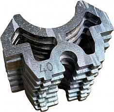 Редукционные вкладыши позиционера для сварки полиэтиленовых труб ПНДело Делатор-63, 3 зажима Редукционные вкладыши позиционера для сварки полиэтиленовых труб ПНДело Делатор-63, 3 зажима