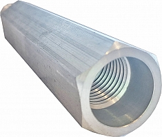 Шестигранные алюминиевые удлинители для алмазной коронки Kern 1 1/4 UNC, 500 мм