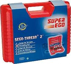 Упаковка клуппа ручного Super-Ego 600 Set Professional 1 1/4"-1 1/2"-2" BSPT R